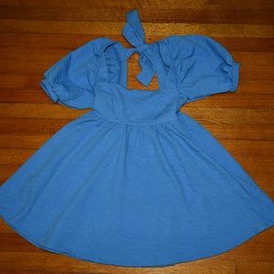 Free People Blue Mini Dress